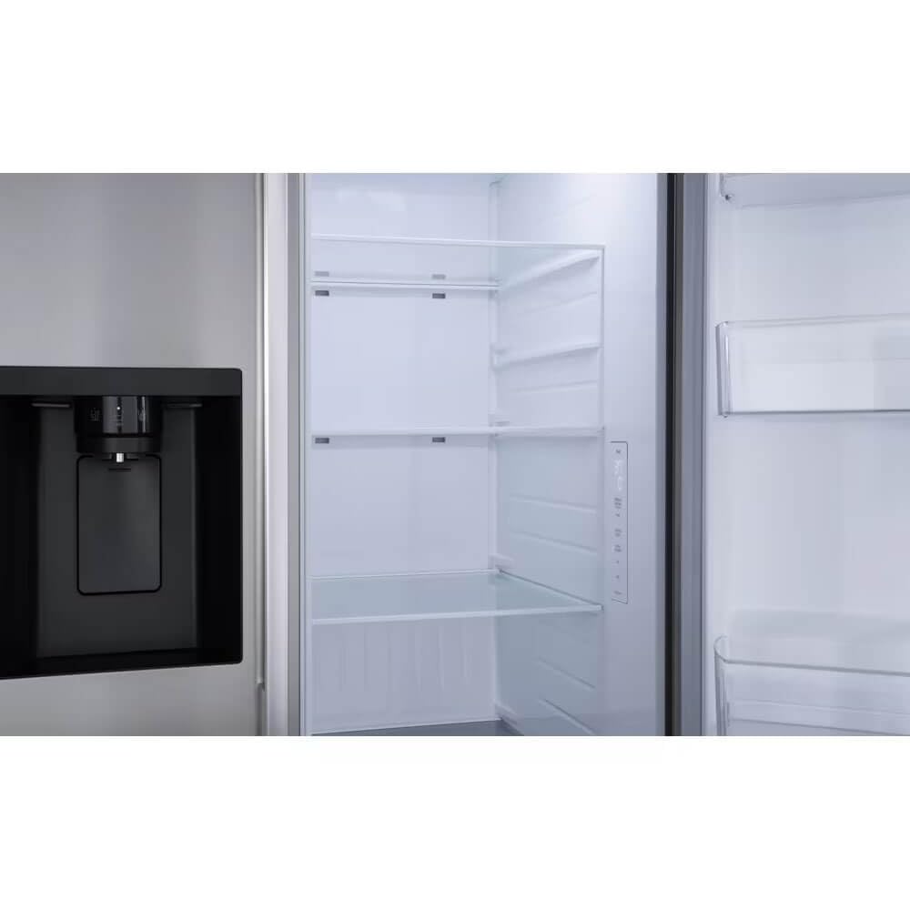 LG LS27T3230S 27 Cu. Ft. Stainless Side-by-Side Smart Refrigerator - CookCave