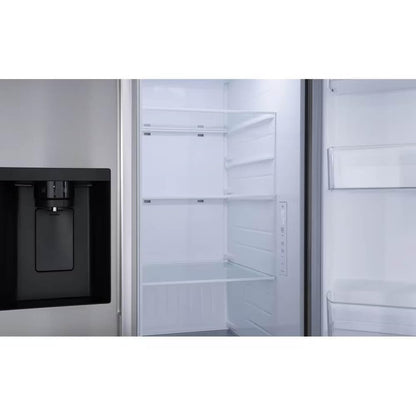 LG LS27T3230S 27 Cu. Ft. Stainless Side-by-Side Smart Refrigerator - CookCave