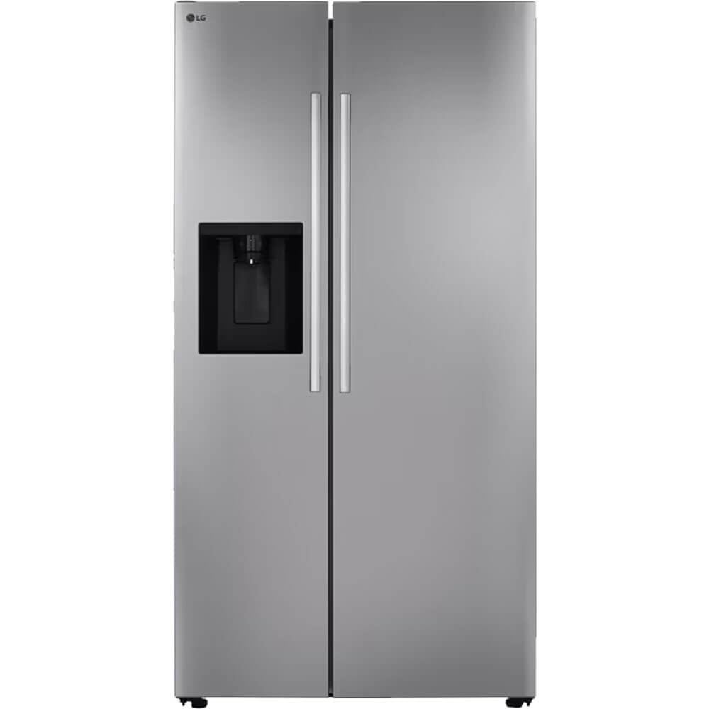 LG LS27T3230S 27 Cu. Ft. Stainless Side-by-Side Smart Refrigerator - CookCave