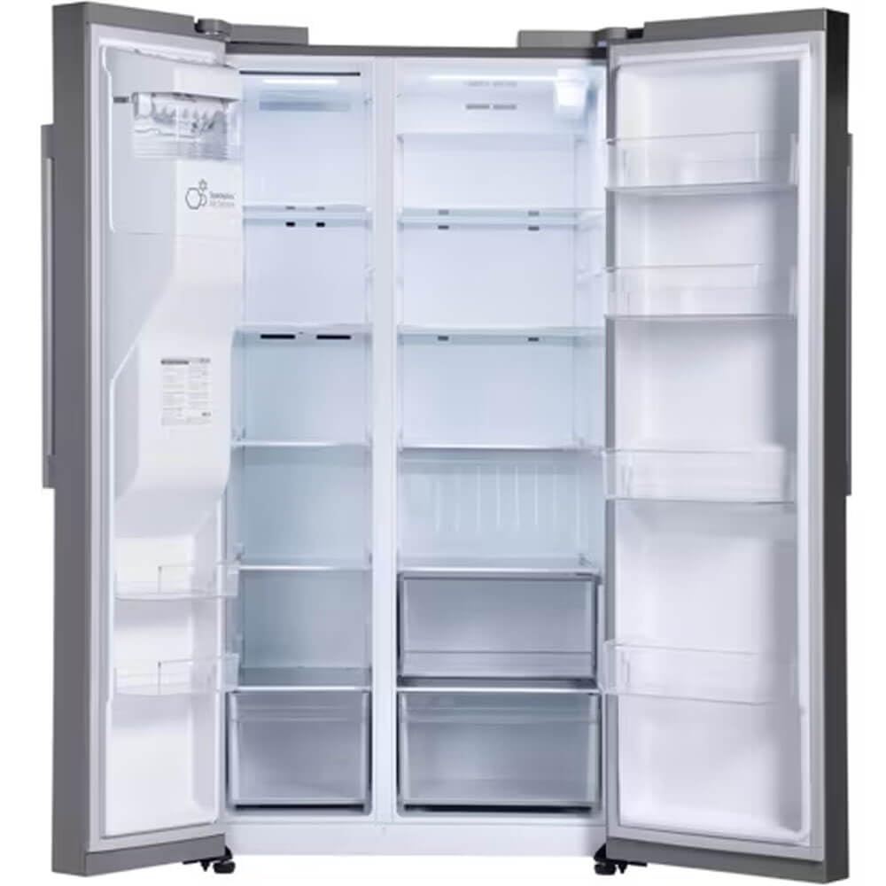 LG LS27T3230S 27 Cu. Ft. Stainless Side-by-Side Smart Refrigerator - CookCave