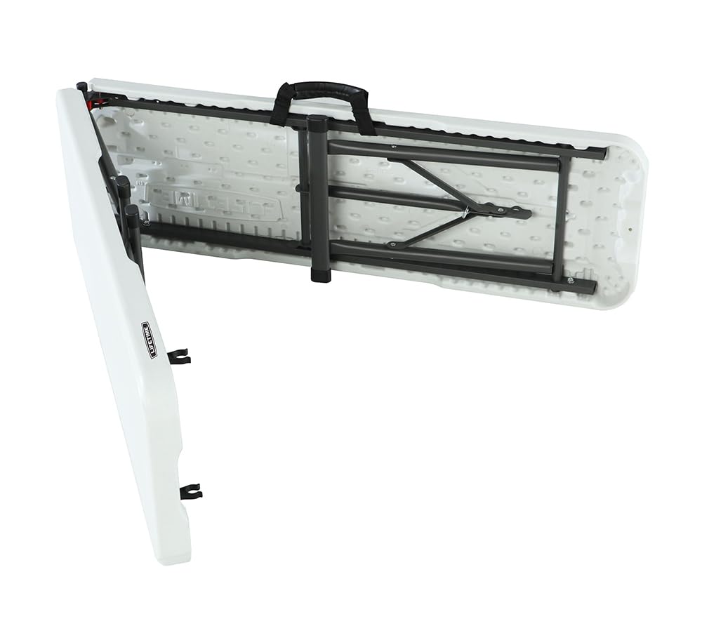 Lifetime 80305 Portable Folding Bench, White - CookCave