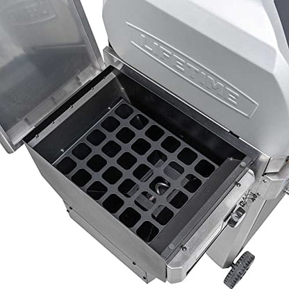 Lifetime Gas Grill and Wood Pellet Smoker Combo, WiFi and Bluetooth Control Technology - CookCave