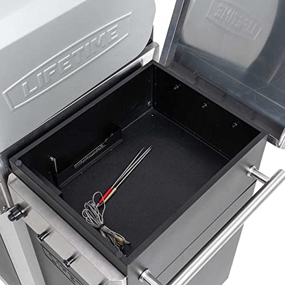 Lifetime Gas Grill and Wood Pellet Smoker Combo, WiFi and Bluetooth Control Technology - CookCave