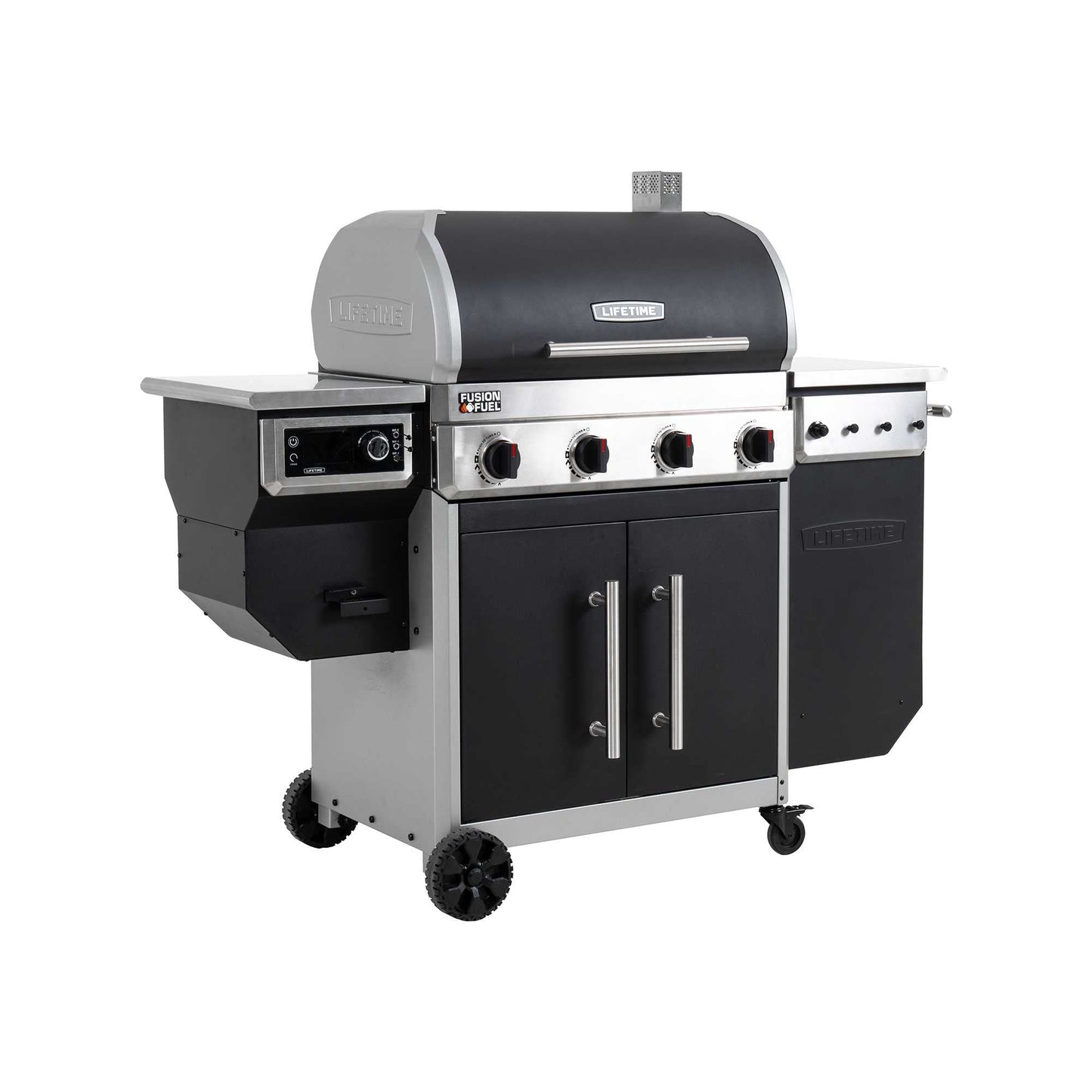 Lifetime Gas Grill and Wood Pellet Smoker Combo, WiFi and Bluetooth Control Technology - CookCave