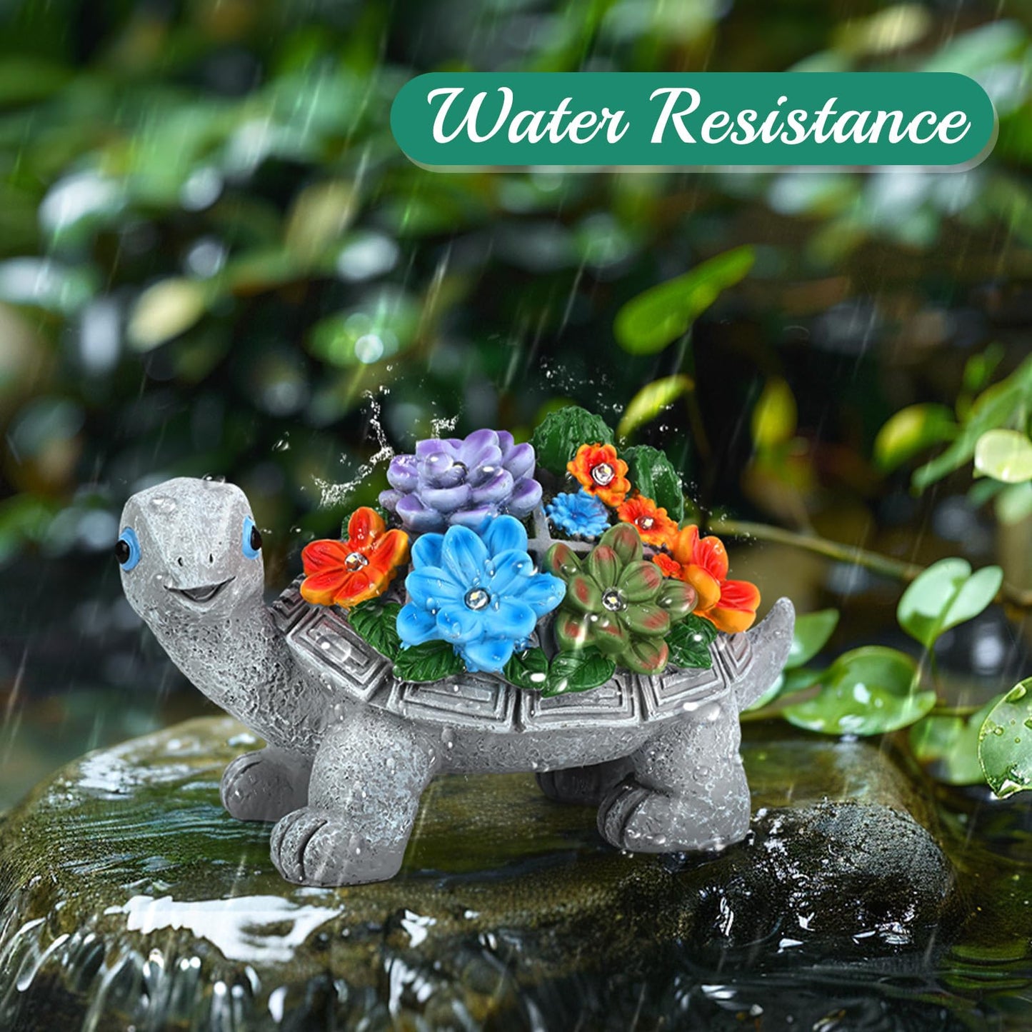 Linkax Birthday Gifts for Women Mom Grandma Sister, Turtle Statue Solar Lights Outdoor Garden Decor for Outside Yard Patio Porch Balcony Fall Home, Housewarming Gifts New Home, Fathers Day Presents - CookCave