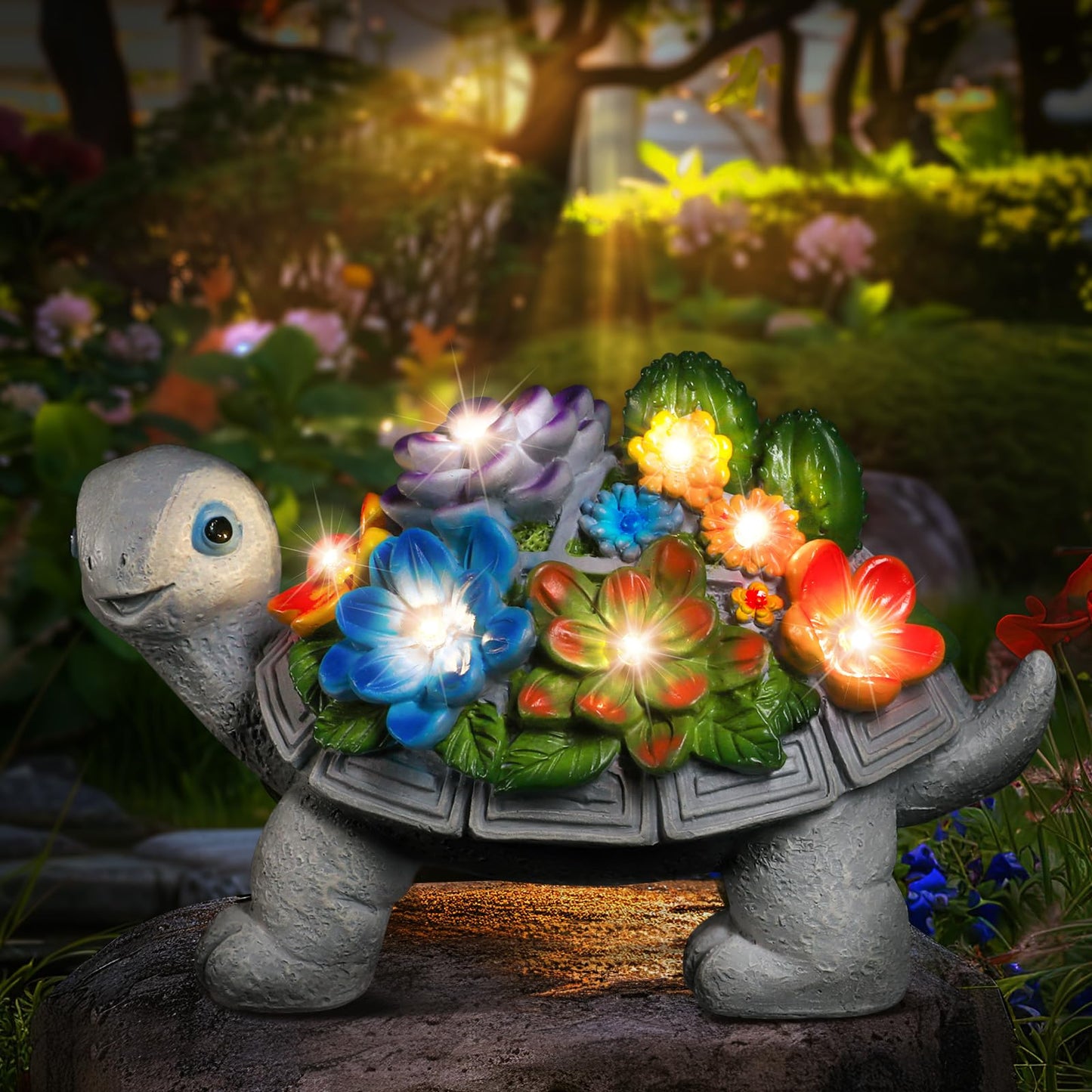 Linkax Birthday Gifts for Women Mom Grandma Sister, Turtle Statue Solar Lights Outdoor Garden Decor for Outside Yard Patio Porch Balcony Fall Home, Housewarming Gifts New Home, Fathers Day Presents - CookCave