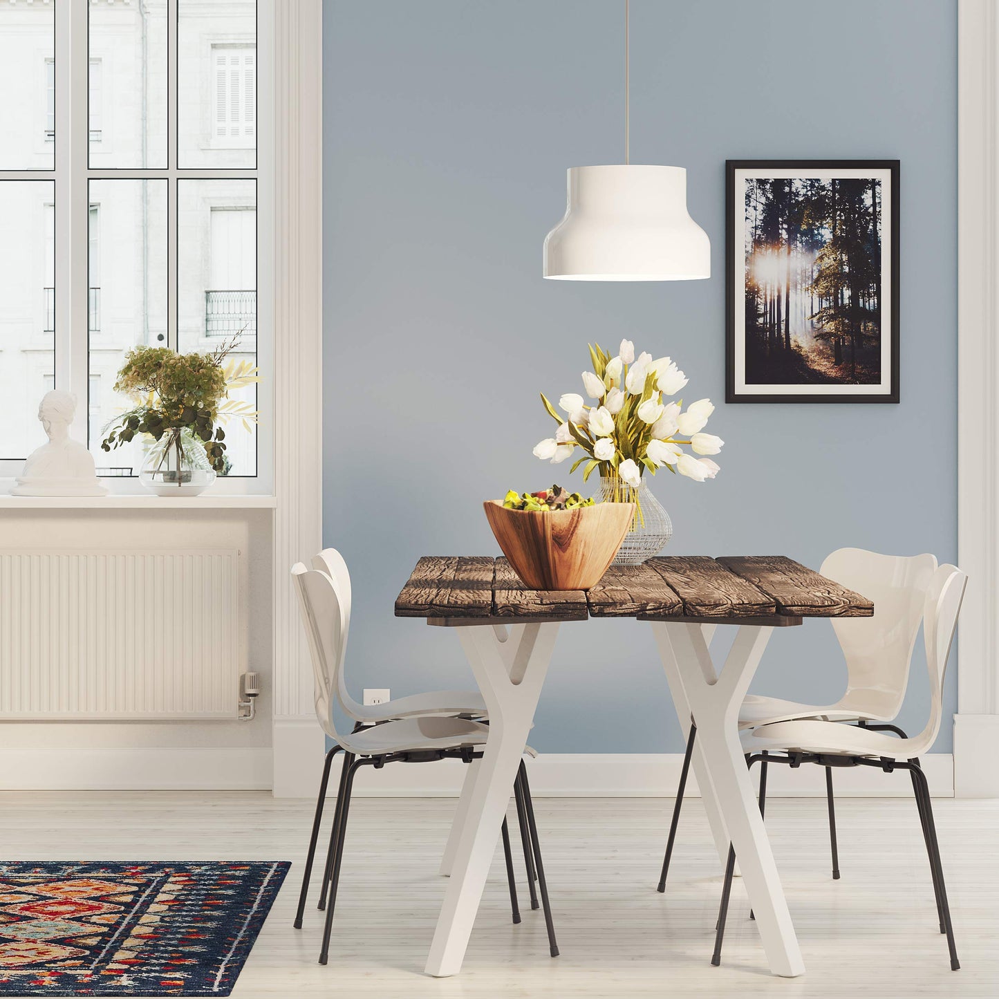 Lipper International Acacia Wave Serving Bowl for Fruits or Salads, Large, 12" Diameter x 7" Height, Single Bowl - CookCave