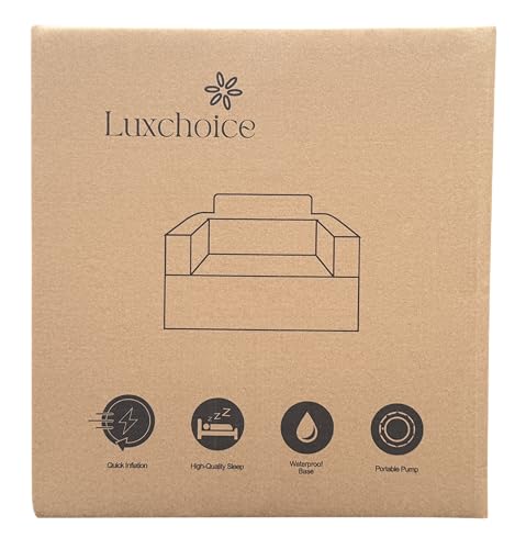 Luxchoice Inflatable Couch Multifunctional Durable Inflatable Sofa with Built in Pump Inflatable Furniture Portable Blow Up Couch for Camping Outdoor Travel Home Backyard - CookCave