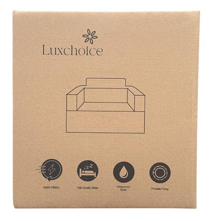 Luxchoice Inflatable Couch Multifunctional Durable Inflatable Sofa with Built in Pump Inflatable Furniture Portable Blow Up Couch for Camping Outdoor Travel Home Backyard - CookCave