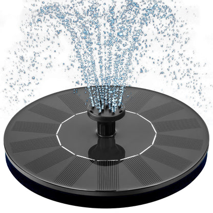 Mademax 1W Solar Bird Bath Fountain Pump, Solar Fountain with 6 Nozzle, Free Standing Floating Solar Powered Water Fountain Pump for Bird Bath, Garden, Pond, Pool, Outdoor - CookCave