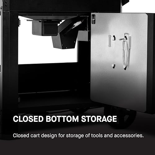 Masterbuilt AutoIgnite 545 Digital Charcoal Grill and Smoker Combo for Easy Grilling, Digital Control, App, Sear Plate, Mini Hopper and 545 BBQ Cooking Square In. in Black - CookCave