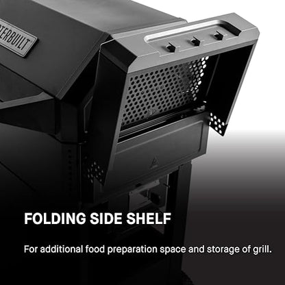 Masterbuilt AutoIgnite 545 Digital Charcoal Grill and Smoker Combo for Easy Grilling, Digital Control, App, Sear Plate, Mini Hopper and 545 BBQ Cooking Square In. in Black - CookCave