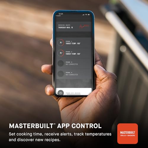 Masterbuilt® Gravity Series® 800 Digital Charcoal Grill, Griddle and Smoker with Digital Control, App Connectivity and 800 Cooking Square Inches in Black, Model MB20040221 - CookCave