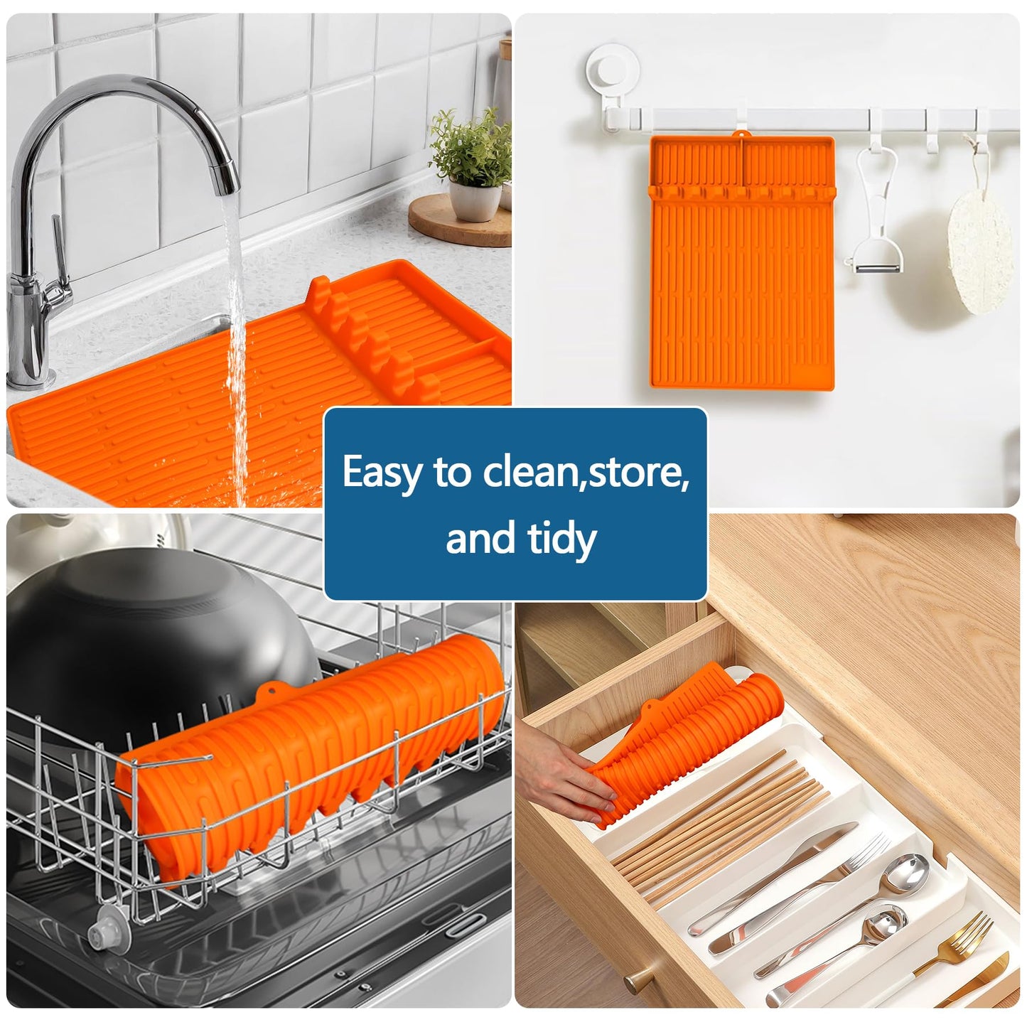 MAXTBEE Silicone Griddle Mat for Blackstone - BBQ Grill Accessory with Drip Pad & Spatula Holder - Ideal for Outdoor Cooking & Kitchen Counter - CookCave