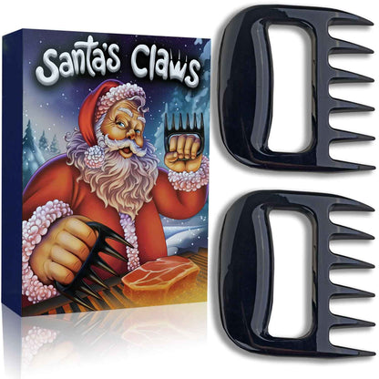 Meat Claws for Shredding. Santa's BBQ Claws. Funny Stocking Stuffers for Men Dads Grillers, Boss Boyfriend Christmas Gift Box. Barbecue Pulled Pork Shredder Funny Grill Tool Pelto Kitchen Gadget - CookCave