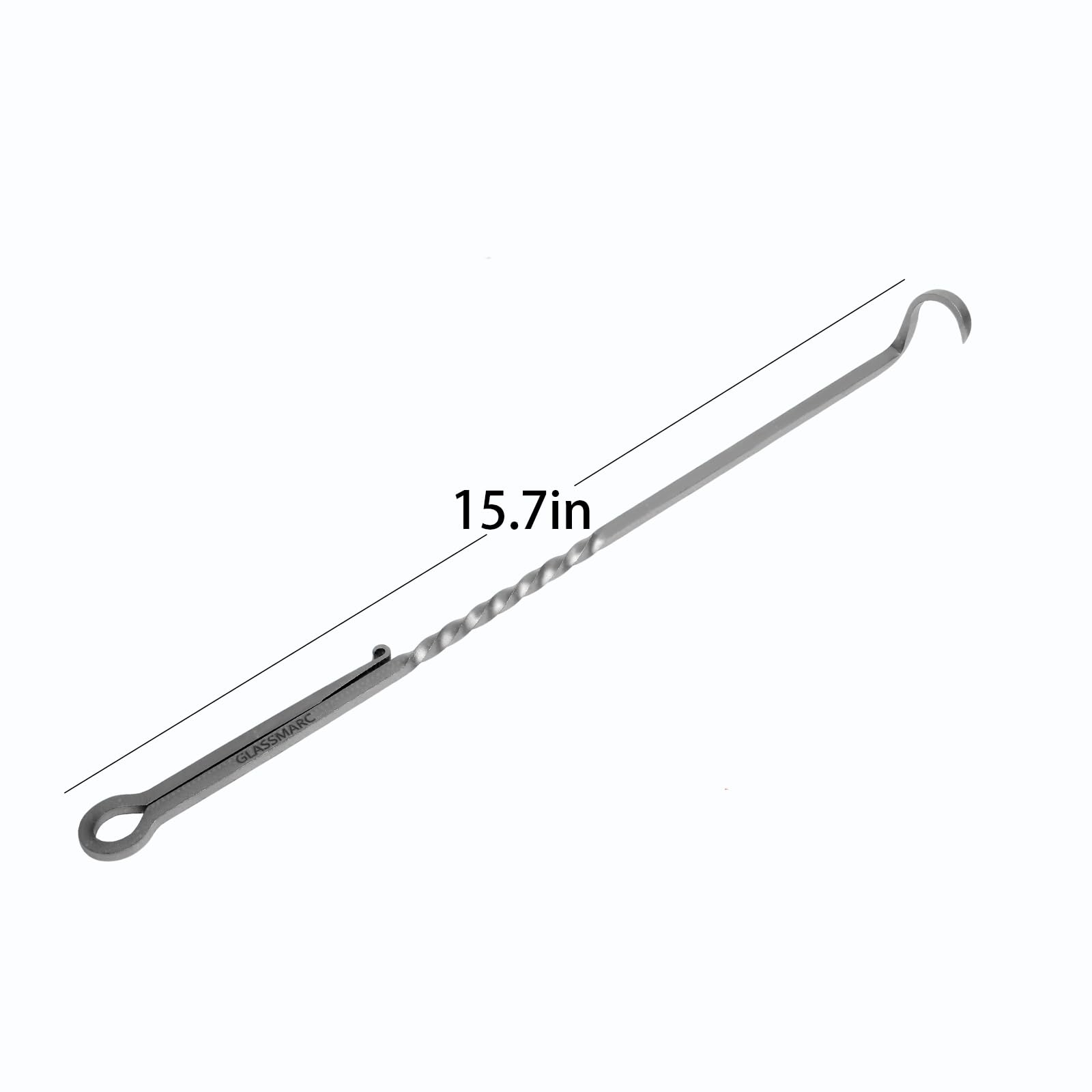Meat Hook Flipper,BBQ Food Turner,Pigtail Flipper Hook,Stainless Steel Meat Turner Hook for Grilling & Smoking,Great Tool for BBQ,Turning Vegetables and Meats BBQ Grill (Meat Hook Flipper) - CookCave