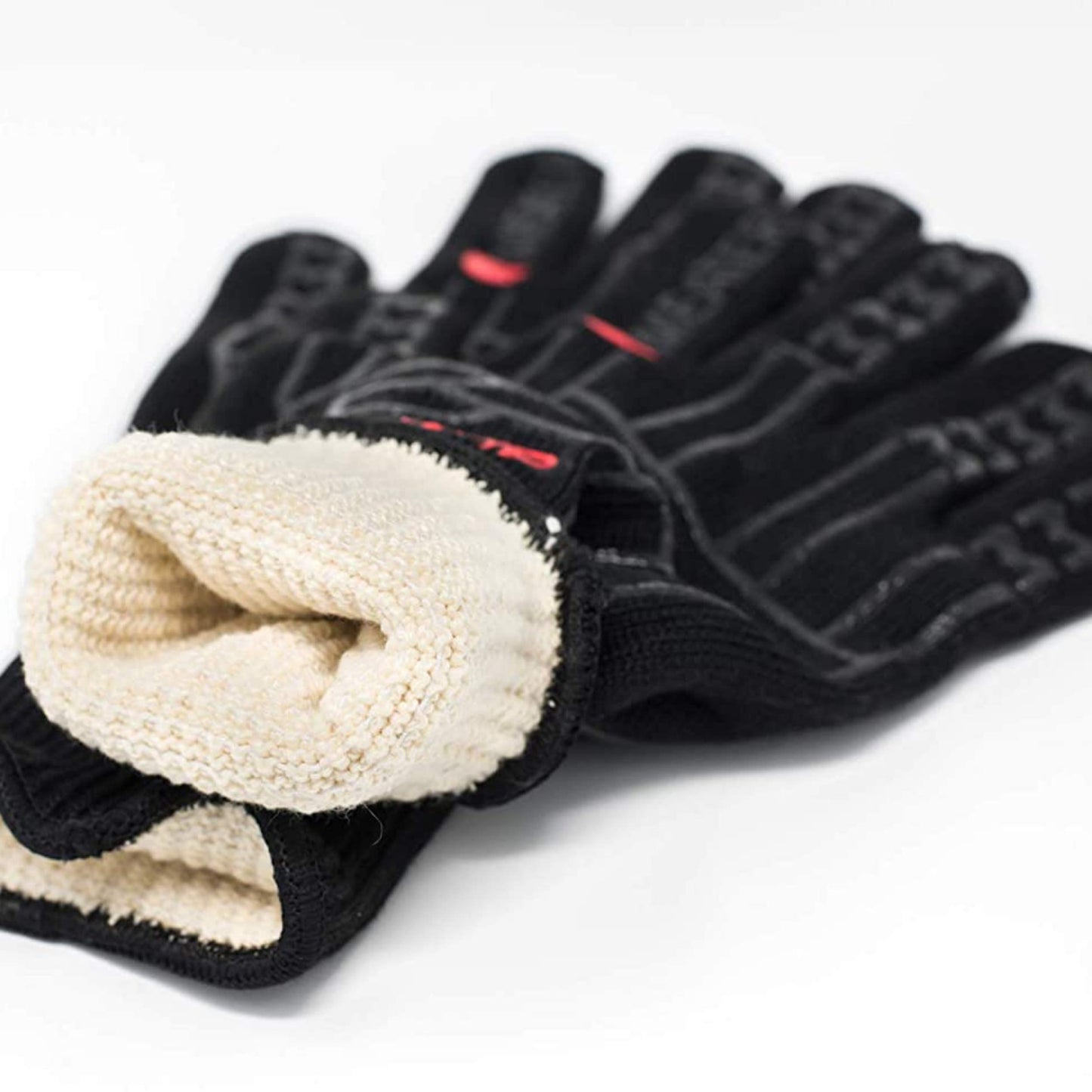 MEATER Mitts - Heat Resistant BBQ Gloves - Premium Cooking Gloves for Grill, Smoker, Oven, and Baking - Non-Slip, High-Temperature Protection, Extra Long Cuffs - CookCave