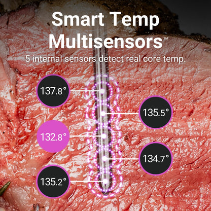 MEATER Pro: Smart Bluetooth Wireless Meat Thermometer Digital | 1000°F Heat Resistance | Long Range | Certified Accuracy | BBQ, Oven, Grill, Smoker, Air Fryer, Deep Fryer | Delicious Recipes in App - CookCave