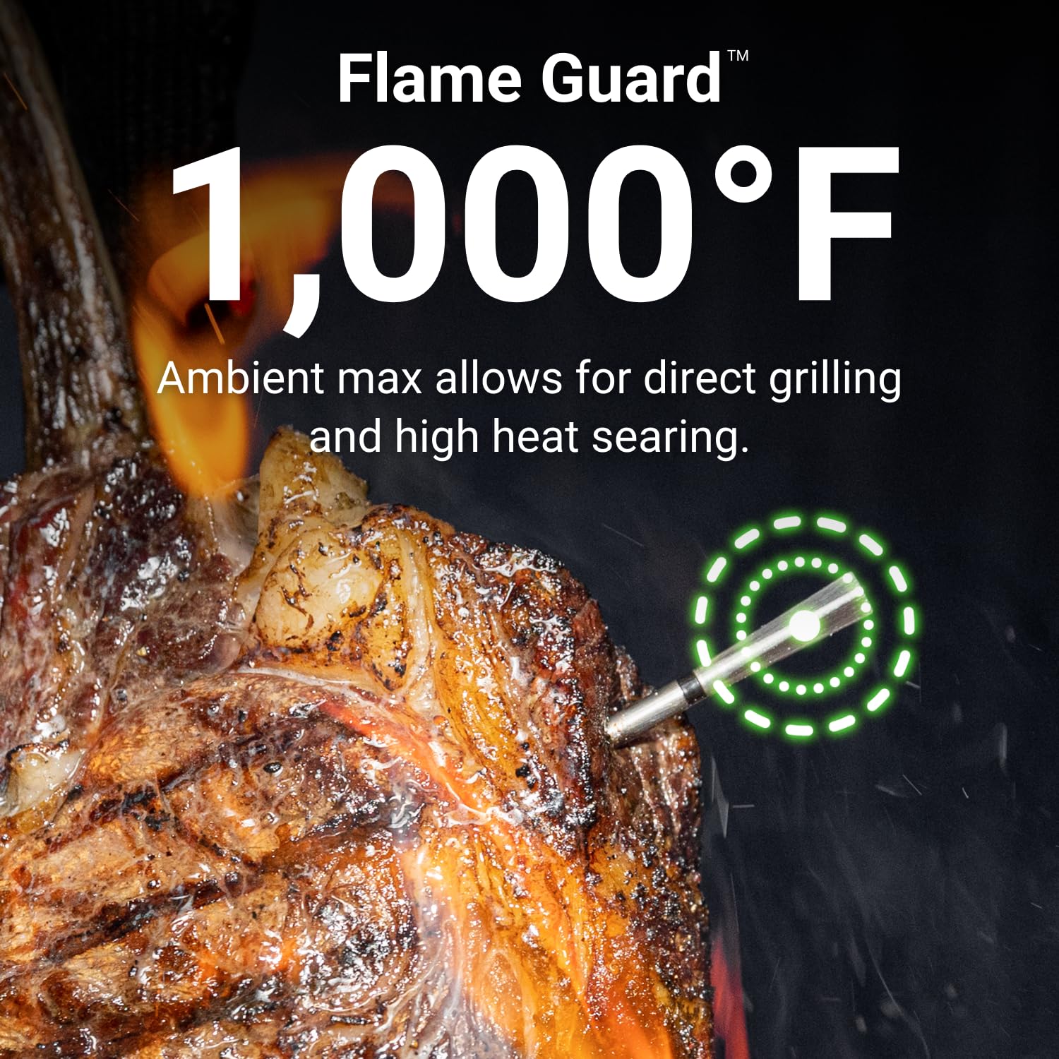 MEATER Pro: Smart Bluetooth Wireless Meat Thermometer Digital | 1000°F Heat Resistance | Long Range | Certified Accuracy | BBQ, Oven, Grill, Smoker, Air Fryer, Deep Fryer | Delicious Recipes in App - CookCave