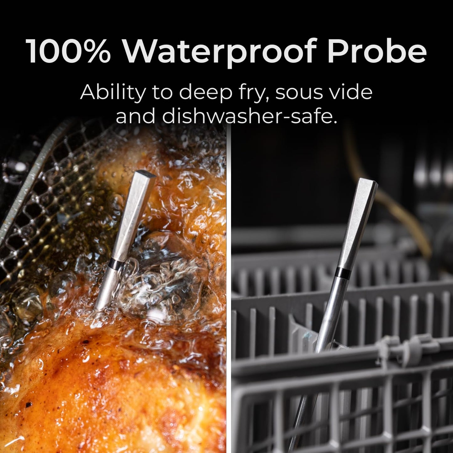 MEATER Pro: Smart Bluetooth Wireless Meat Thermometer Digital | 1000°F Heat Resistance | Long Range | Certified Accuracy | BBQ, Oven, Grill, Smoker, Air Fryer, Deep Fryer | Delicious Recipes in App - CookCave