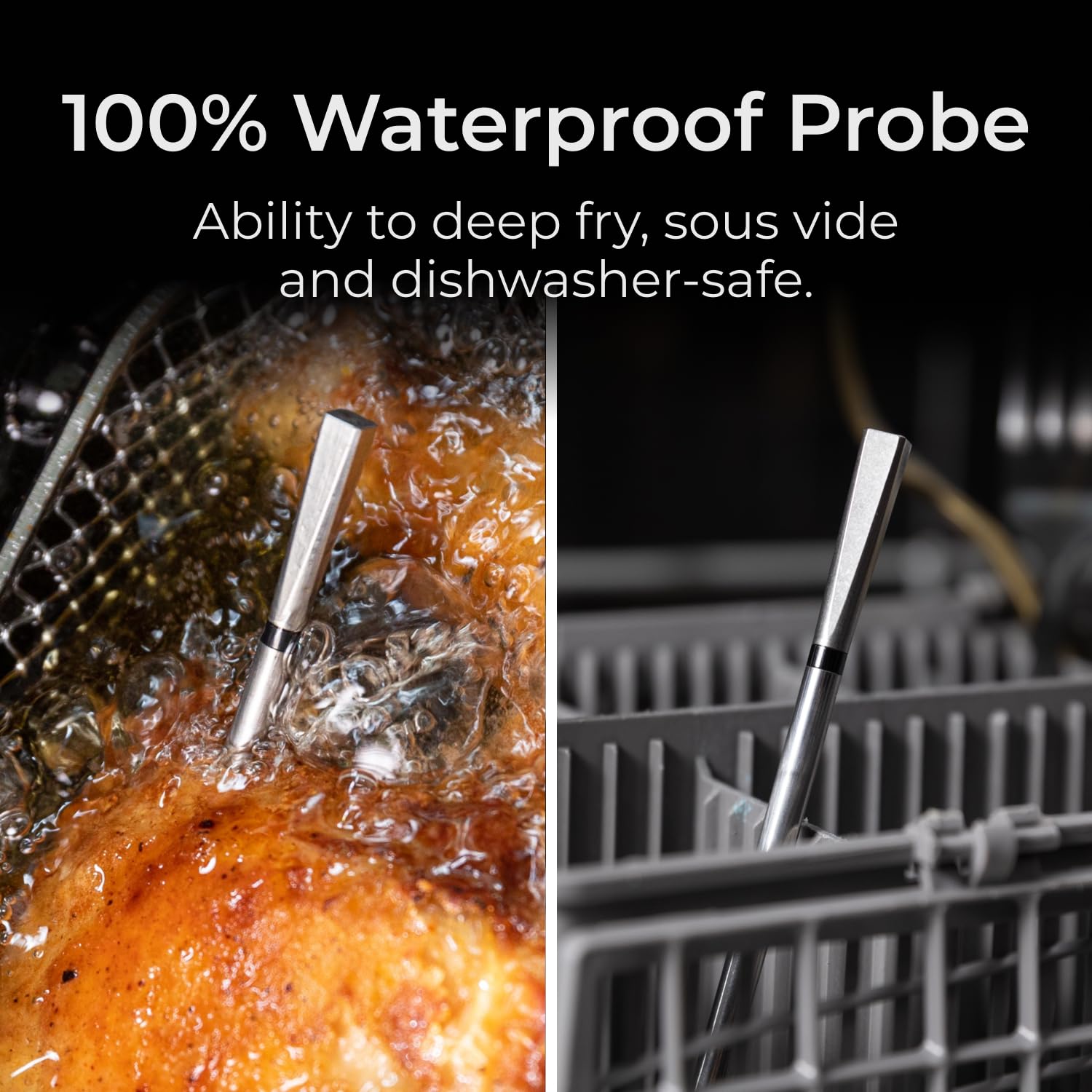 MEATER Pro: Smart Bluetooth Wireless Meat Thermometer Digital | 1000°F Heat Resistance | Long Range | Certified Accuracy | BBQ, Oven, Grill, Smoker, Air Fryer, Deep Fryer | Delicious Recipes in App - CookCave