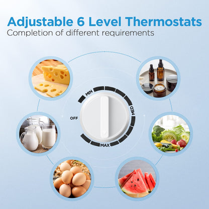 Midea WHS-87LSS1 Refrigerator, 2.4 Cubic Feet, Stainless Steel - CookCave