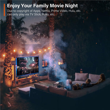 Mini Projector, VOPLLS 1080P Full HD Supported Video Projector, Portable Outdoor Home Theater Movie Projector, 50% Zoom, Compatible with HDMI, USB, AV, Smartphone/Tablet/Laptop (Small Projector) - CookCave
