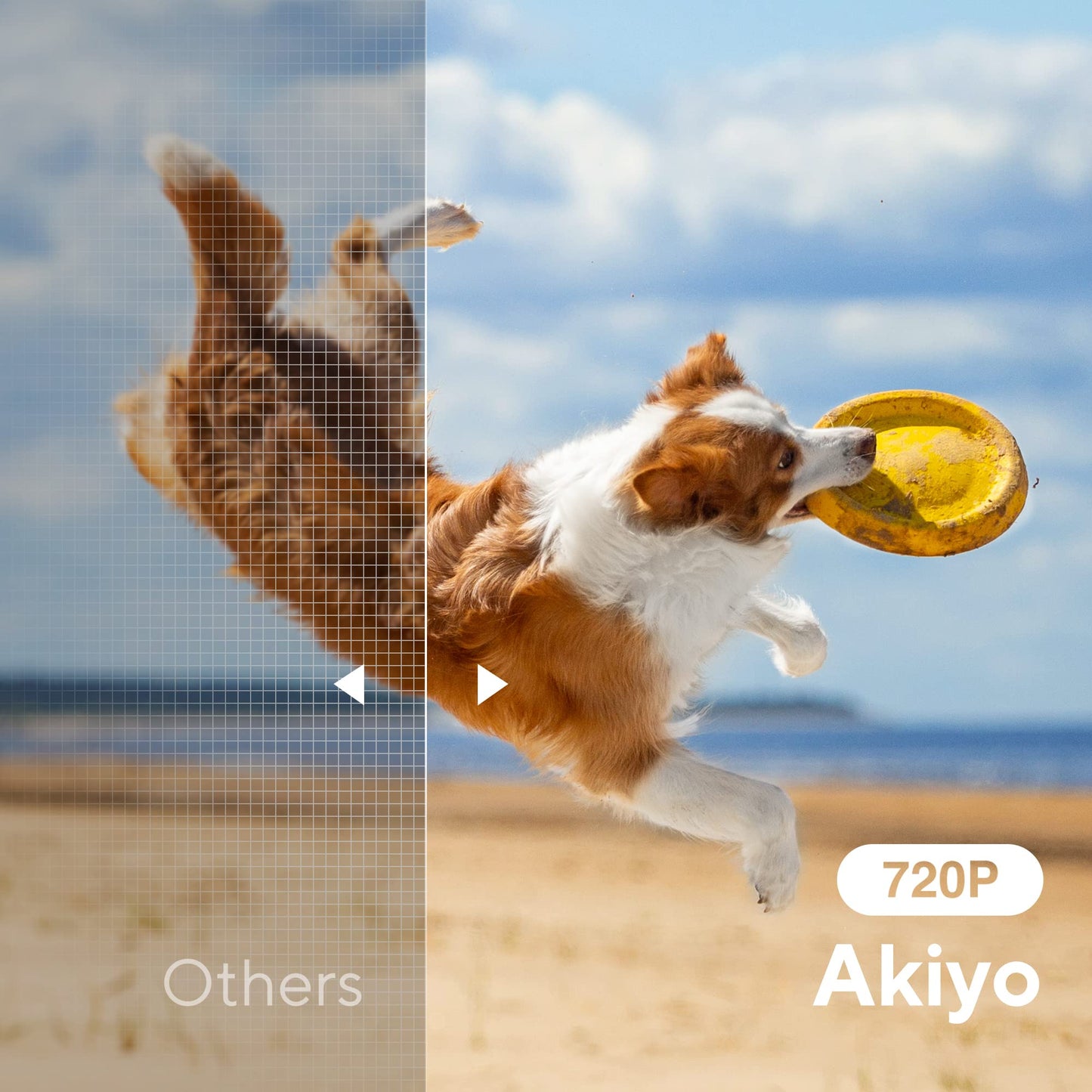 Mini Projector with WiFi and Bluetooth, AKIYO 1080P Supported Projector with Projector Stand, Portable Movie Projector for Home Theater/Outdoor, Compatible with iOS/Android/Laptop/TV Stick/HDMI/PS5 - CookCave