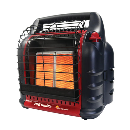 Mr. Heater 18,000 BTU Portable Propane Big Buddy Heater - Mass and CA Version - CookCave