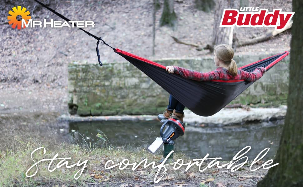 Mr. Heater F215100 MH4B Little Buddy 3800-BTU, Indoor Safe Propane Heater With ODS & Tip-Over Protection, Heating Area Up to 95 Sq. Ft - Lightweight, Medium - Black/Red - CookCave