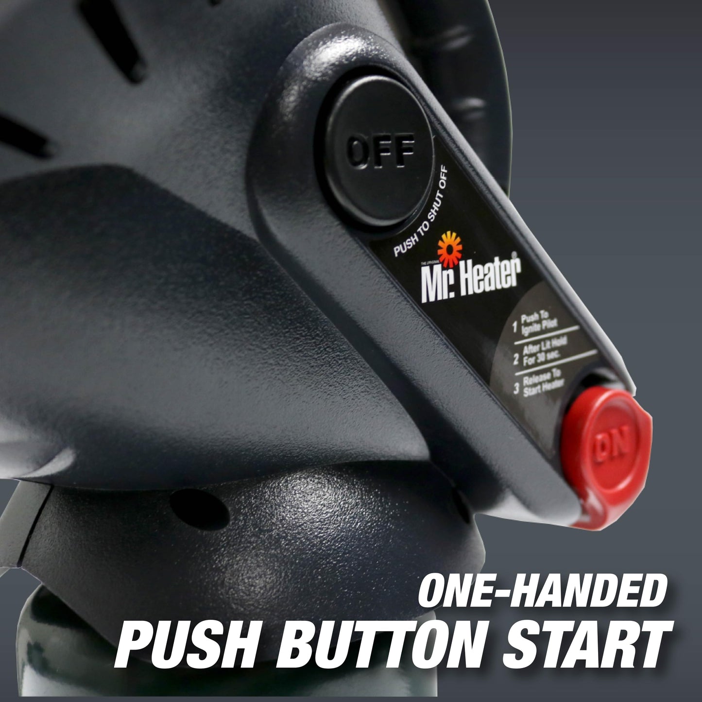 Mr. Heater F215100 MH4B Little Buddy 3800-BTU, Indoor Safe Propane Heater With ODS & Tip-Over Protection, Heating Area Up to 95 Sq. Ft - Lightweight, Medium - Black/Red - CookCave