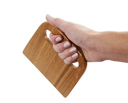 Mrs. Anderson’s Baking Bench Dough Scraper, Natural Bamboo 5.91" x 5.63" - CookCave