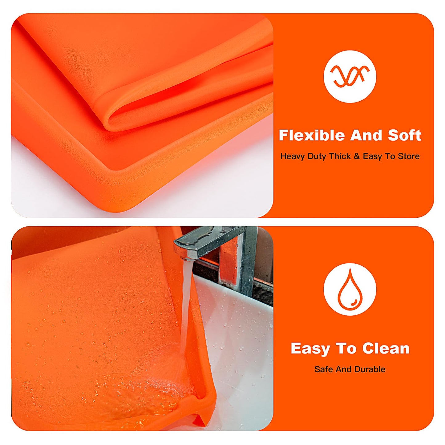 NancyL 36 Inch Silicone Griddle Cover for Blackstone, Full-Wrap 36" Griddle Mat Protective Grill for Blackstone Protector Accessories Kit, Protect from Rust, Rodents, Insects, Debris - CookCave