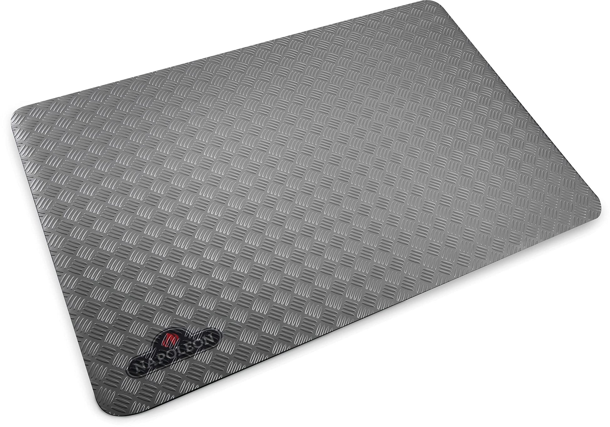 Napoleon BBQ Grill Mat - BBQ Grill Accessory, Safety Product, Non-Slip, Diamond Plate Pattern, Grey, Stylish, Protect your Decking, Fits BBQ Grills Prestige PRO 500 Size and Smaller - CookCave