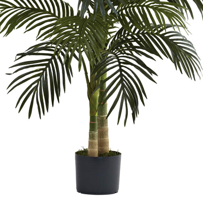 Nearly Natural 4ft. Golden Cane Palm Artificial Tree - CookCave