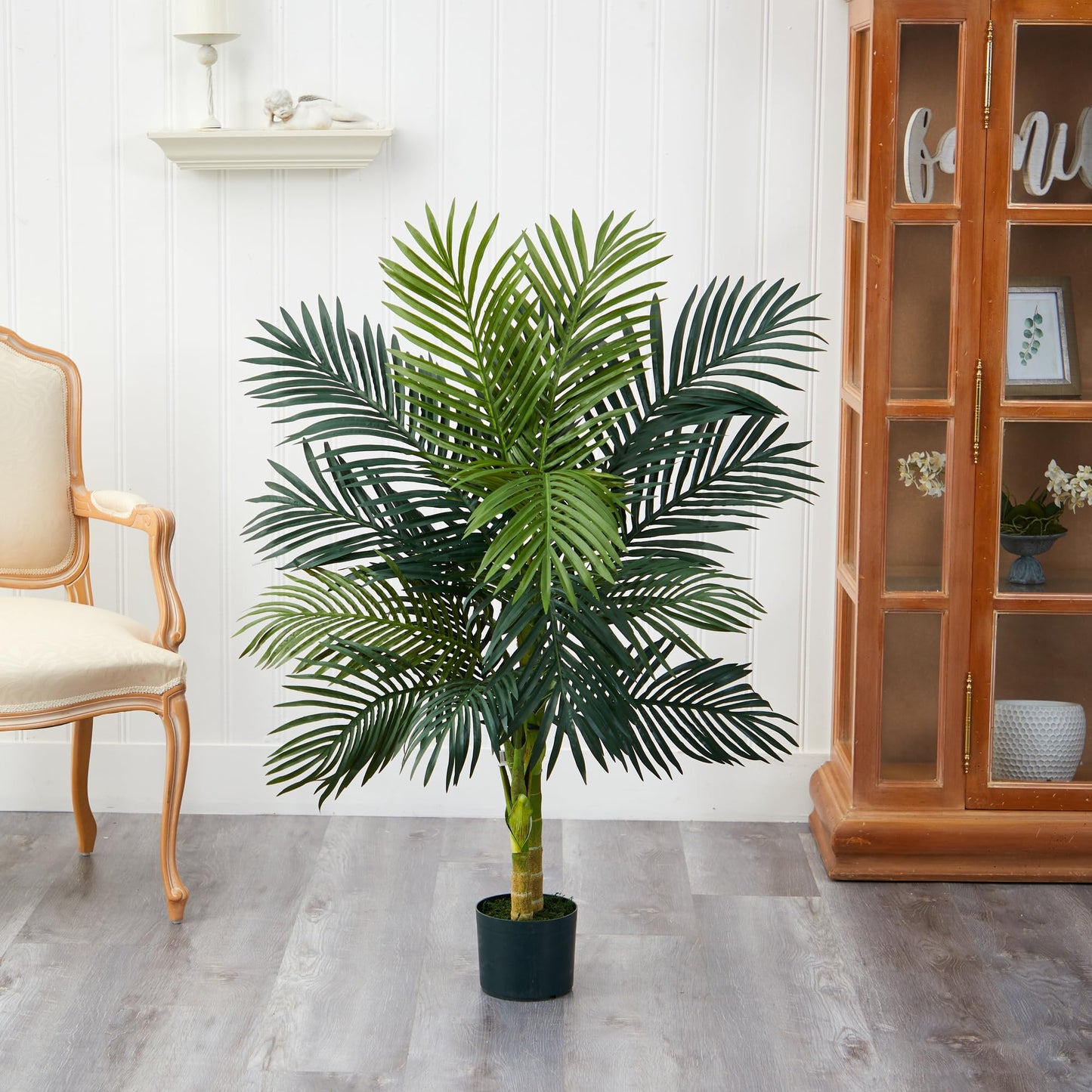 Nearly Natural 4ft. Golden Cane Palm Artificial Tree - CookCave