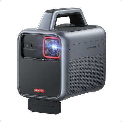 NEBULA Mars 3 Outdoor Portable Projector, 1000 ANSI Lumens, AI-Powered Image, Built-In Battery with 5 Hour Playtime, Android TV, 200 Inch Home Theater, for Backyard, Office and Business, and Camping - CookCave