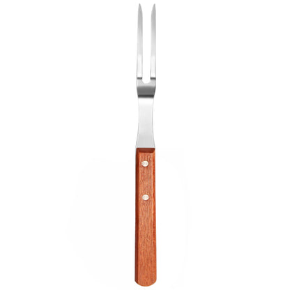 New Star Foodservice | Commercial Grade BBQ Fork, Wood Handle (13-Inch) - CookCave