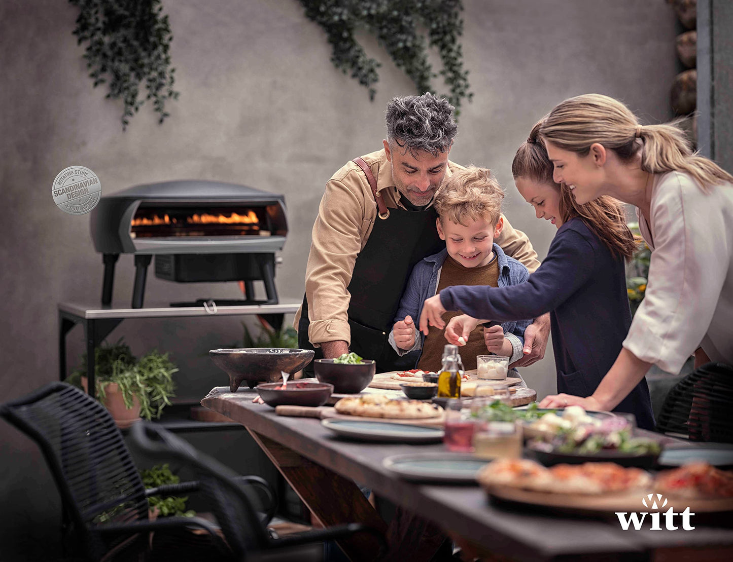 NEW Witt ETNA Rotante Award Winning Pizza Oven with 360 Degrees Rotating Pizza Stone and Booster Burner. This Outdoor Gas Pizza Oven Bakes a Pizza in Less than a minute -Stone - CookCave