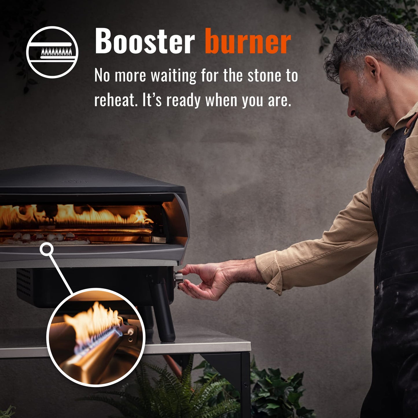 NEW Witt ETNA Rotante Award Winning Pizza Oven with 360 Degrees Rotating Pizza Stone and Booster Burner. This Outdoor Gas Pizza Oven Bakes a Pizza in Less than a minute -Stone - CookCave