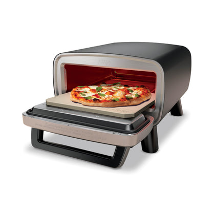 Ninja Artisan Outdoor Pizza Oven, 12-inch, 3-minute Pizza, Neapolitan, Thin Crust, New York Chicago, Custom, 700F Max Temperature, Electric Heat, Bake, Broil, Proof, Warm, MO201 - CookCave