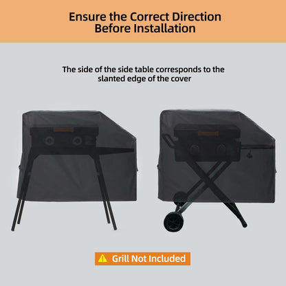 NOELIFE Grill Cover for Blackstone 22 inch Griddle with Hood and Stand, Waterproof Griddle Accessories for Blackstone 17 and 22 inch, Windproof and UV Resistant (Cover only) - CookCave