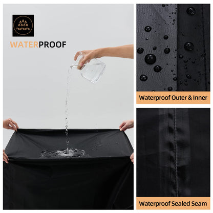 NOELIFE Grill Cover for Blackstone 22 inch Griddle with Hood and Stand, Waterproof Griddle Accessories for Blackstone 17 and 22 inch, Windproof and UV Resistant (Cover only) - CookCave