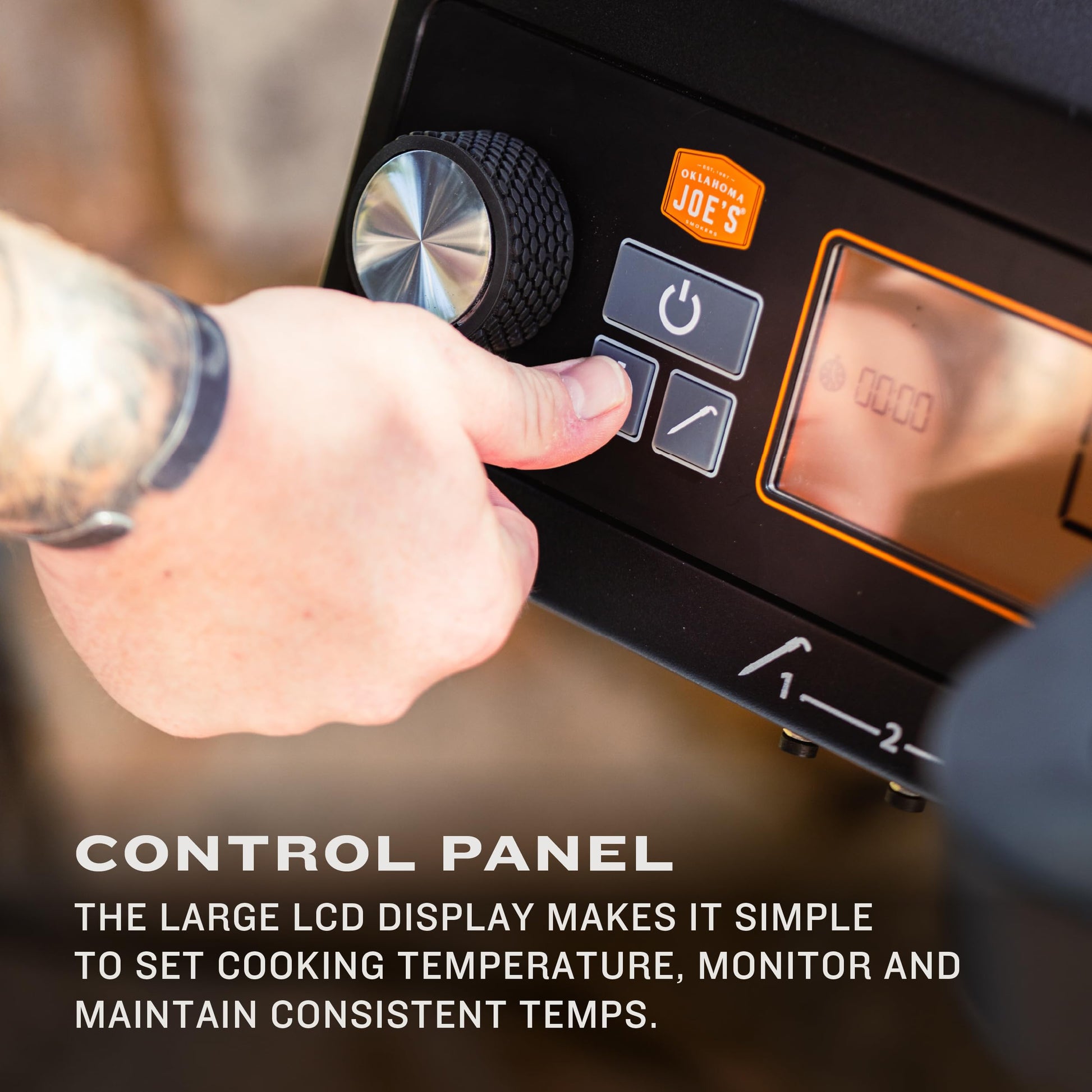 Oklahoma Joe's® Tahoma™ 900 Auto-Feed Charcoal Smoker & Grill w/Wi-Fi - 25203114 - CookCave