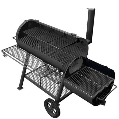 Oklahoma Joes® Highland Offset Reverse Flow Smoker and Grill - 24203003 - CookCave