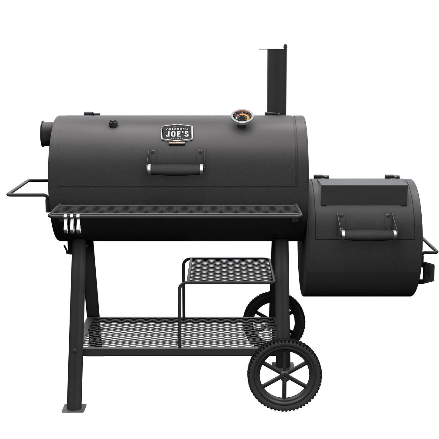 Oklahoma Joes® Highland Offset Reverse Flow Smoker and Grill - 24203003 - CookCave