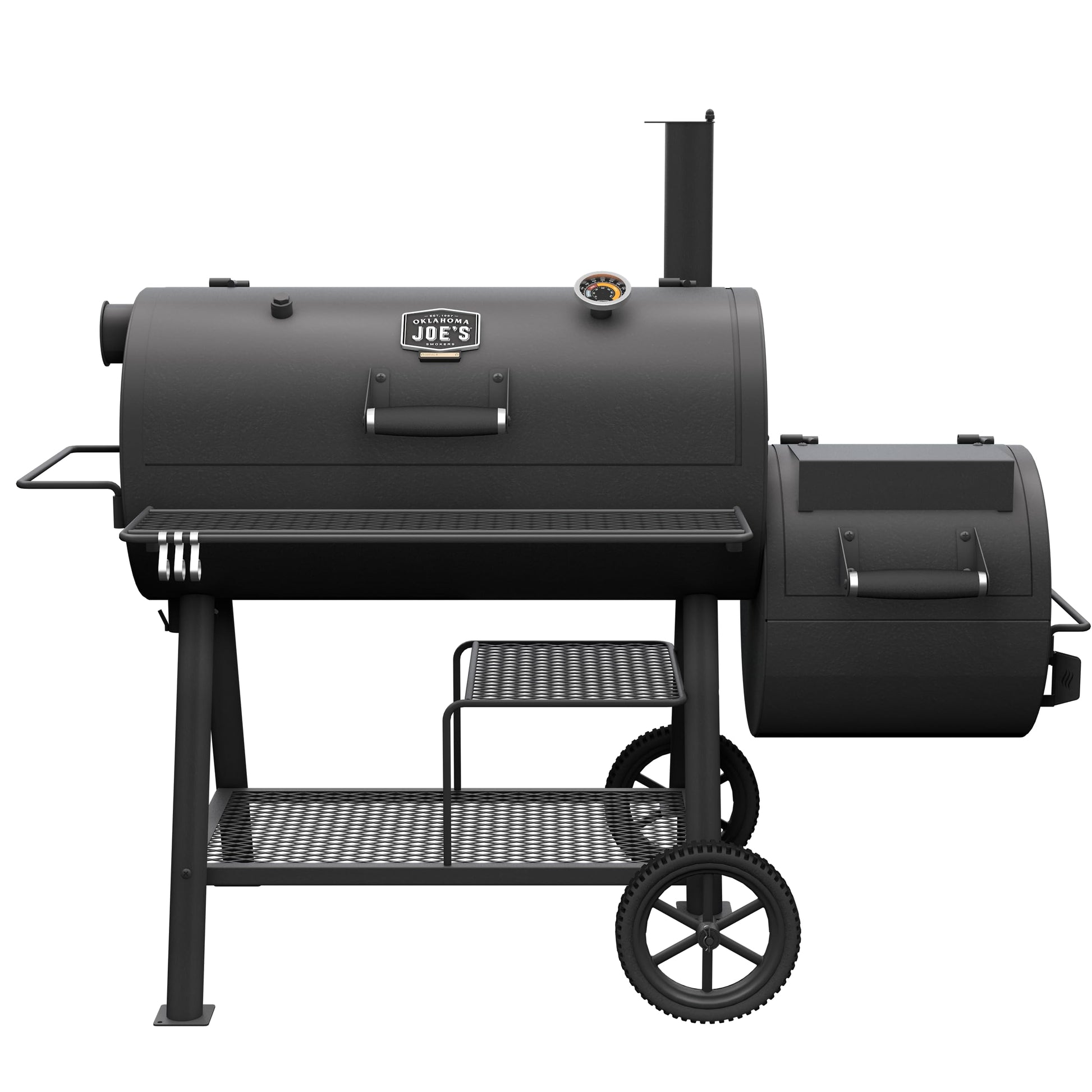 Oklahoma Joes® Highland Offset Reverse Flow Smoker and Grill - 24203003 - CookCave