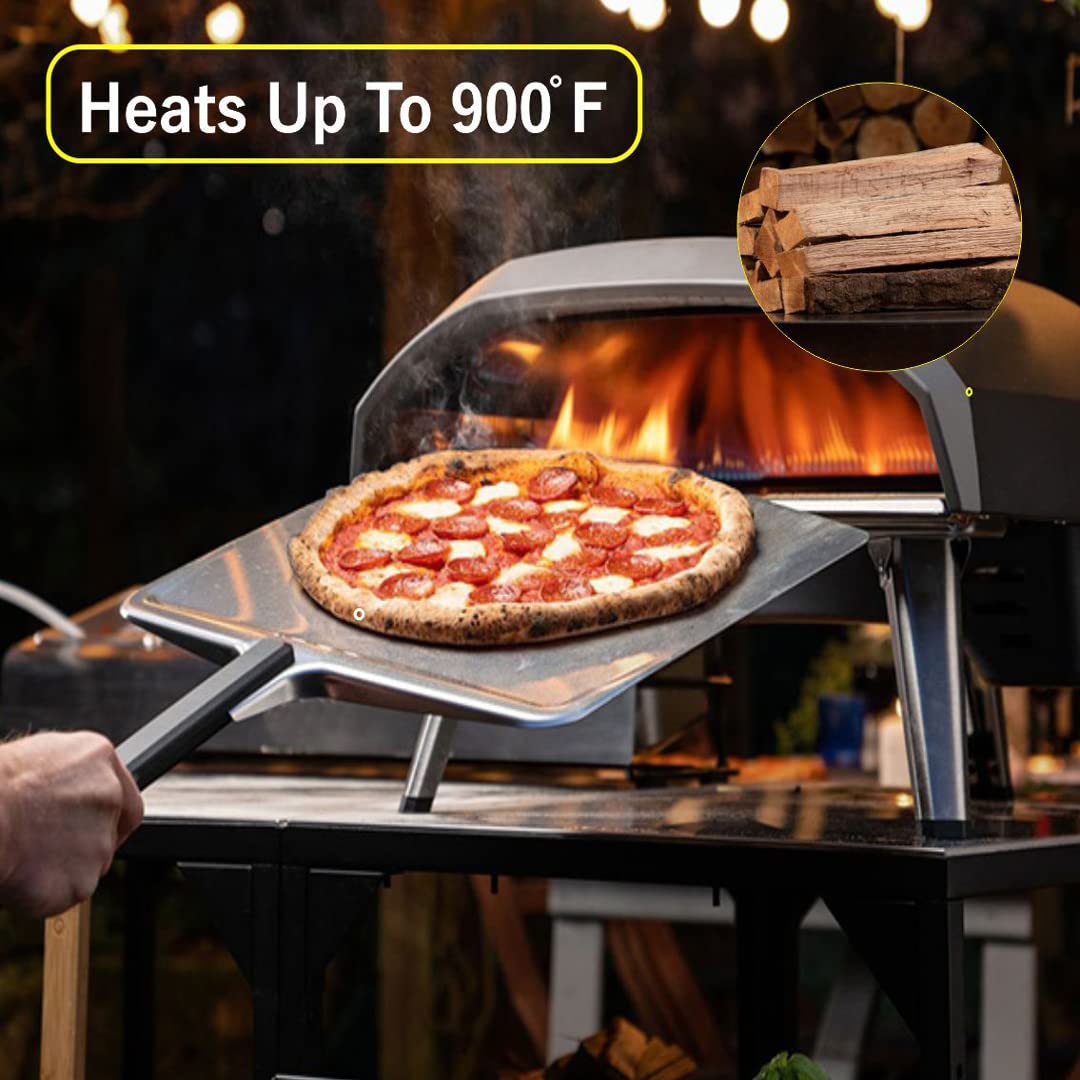 Old Potters Kiln Dried Pizza Oven Cooking Logs, Approx 12 lbs, Wood Logs for Pizza Ovens, Grills and Smokers, Solo Stove Mesa XL, Oak~ 6 Inch Mini Log, Product of USA (790 Cubic Inches) - CookCave