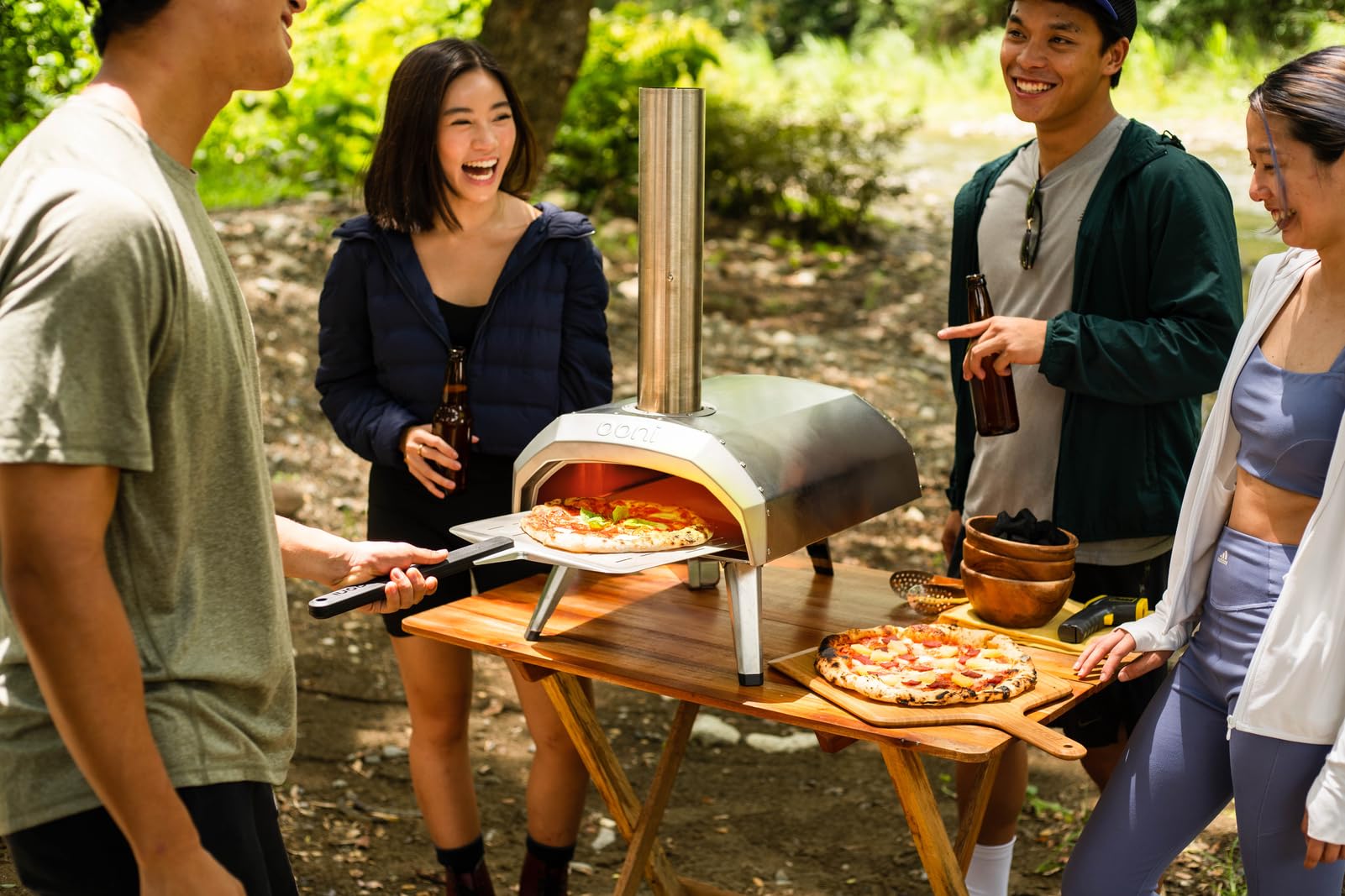 Ooni Karu 12 Multi-Fuel Pizza Oven - Essential Pizza Oven Bundle - Save 10% on Ooni 12" Perforated Pizza Peel - CookCave