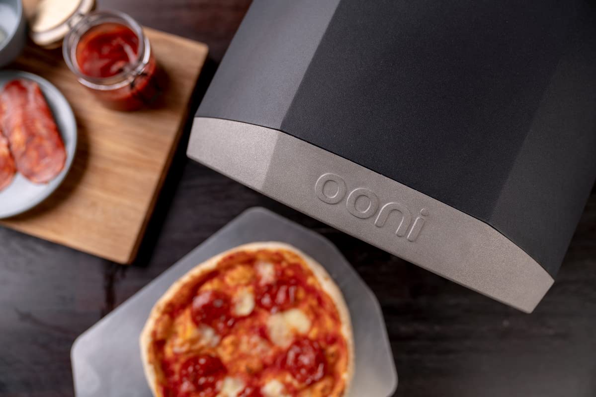 Ooni Koda 12 Portable Gas Pizza Oven - Pro Pizza Oven Bundle - 12" Perforated Pizza Peel and Koda 12 Cover Included - CookCave